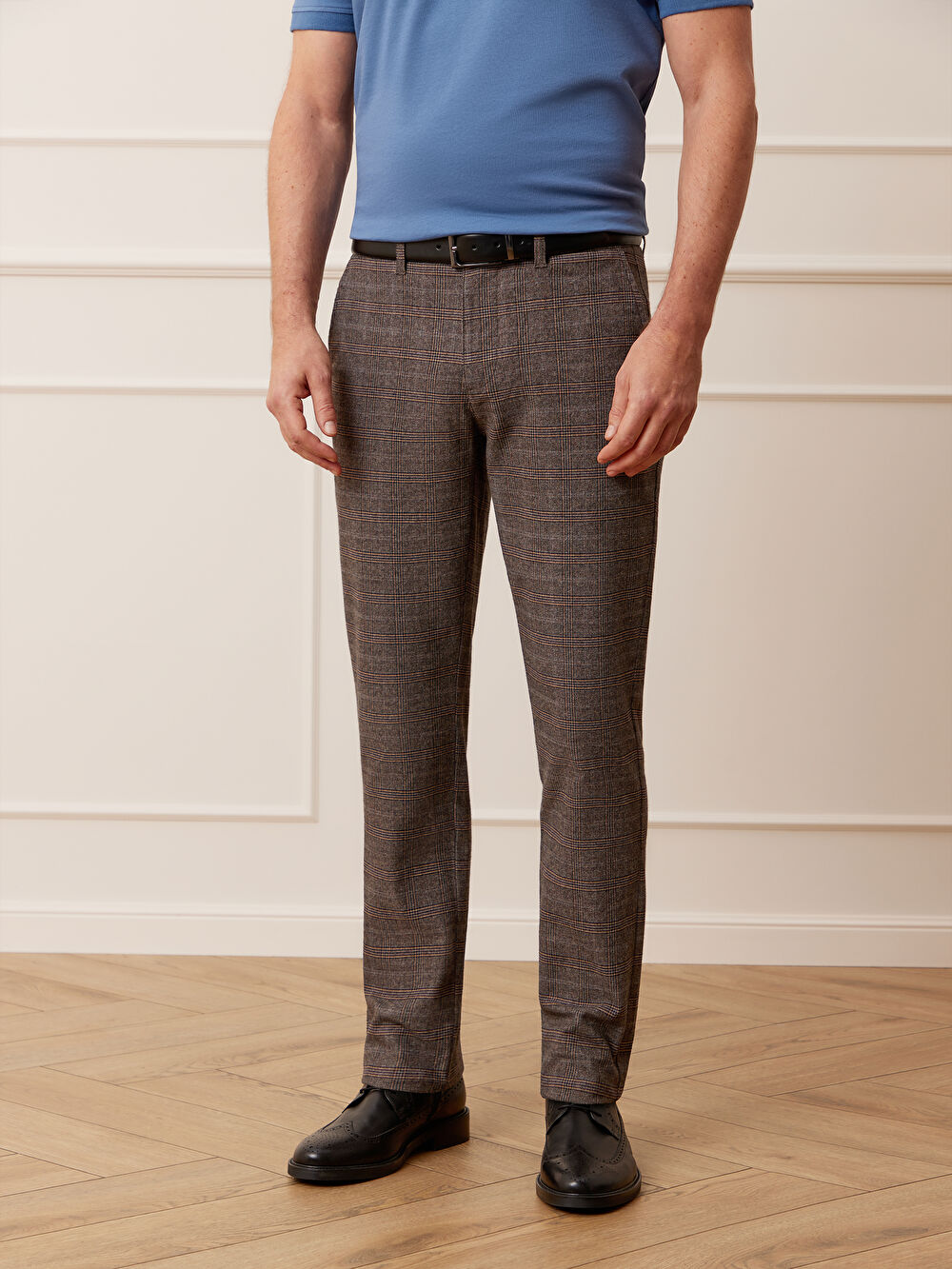 BRĄZOWE SPODNIE GAVIK - 4