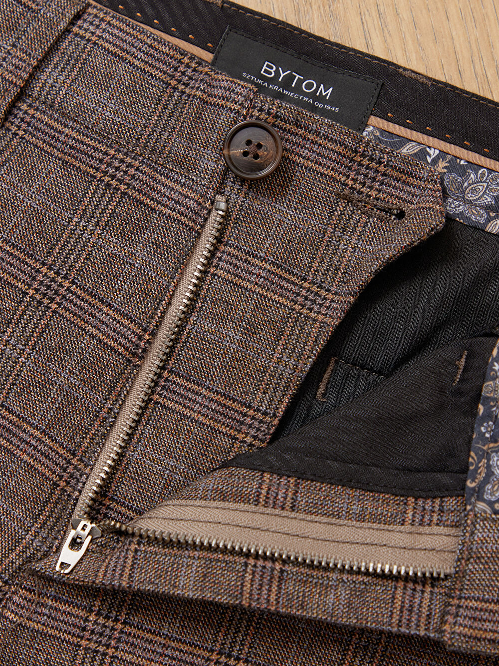 BRĄZOWE SPODNIE GAVIK - 3