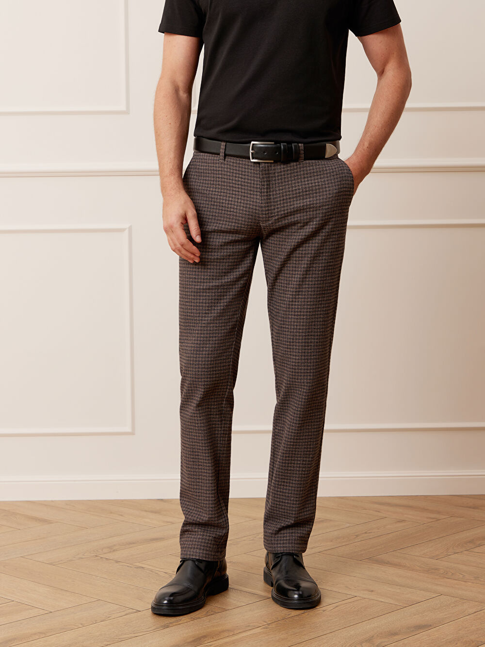 BRĄZOWE SPODNIE GROPEN - 4