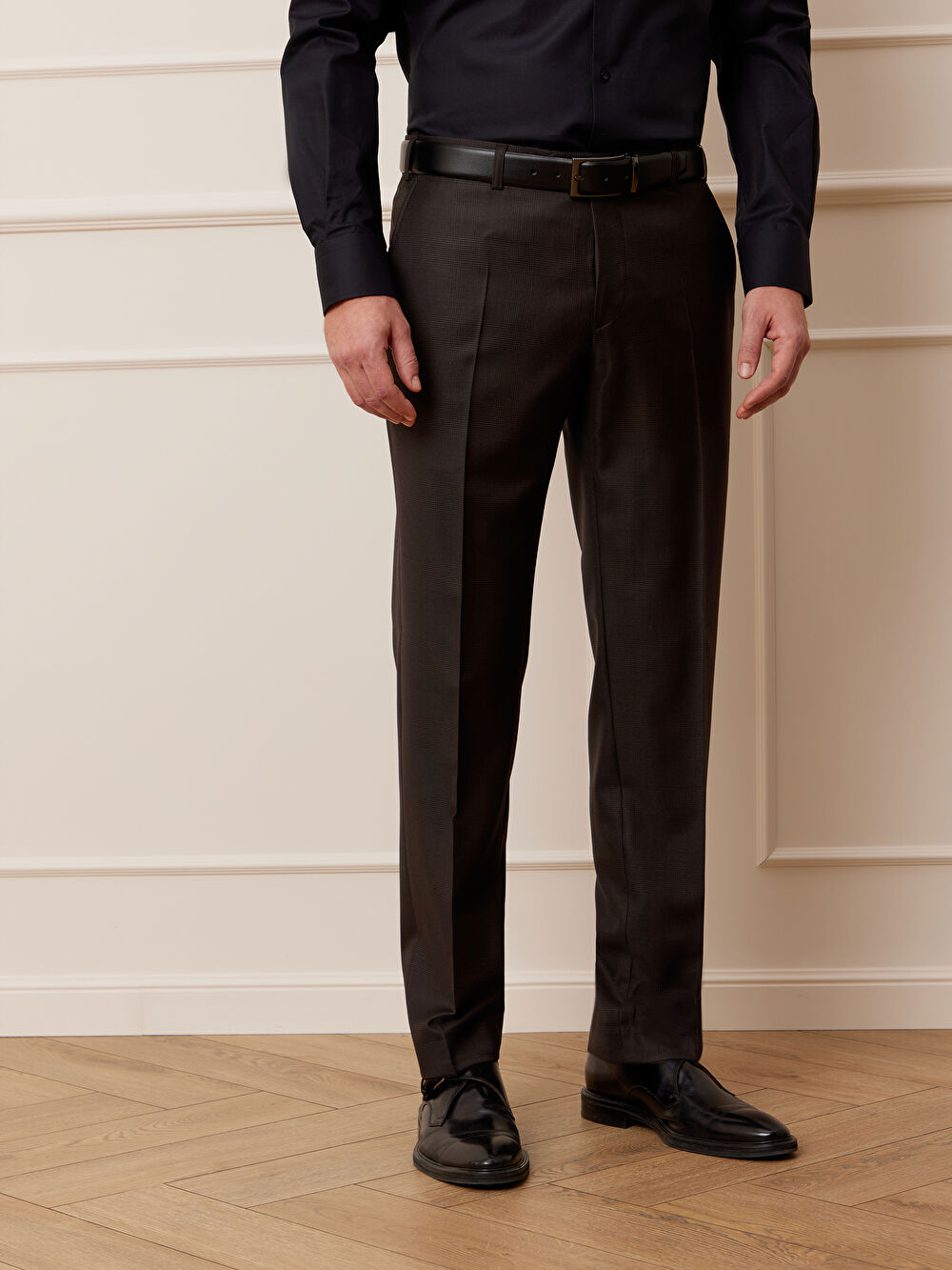 BRĄZOWE SPODNIE DO GARNITURU - MIKSUJ I ŁĄCZ - 5