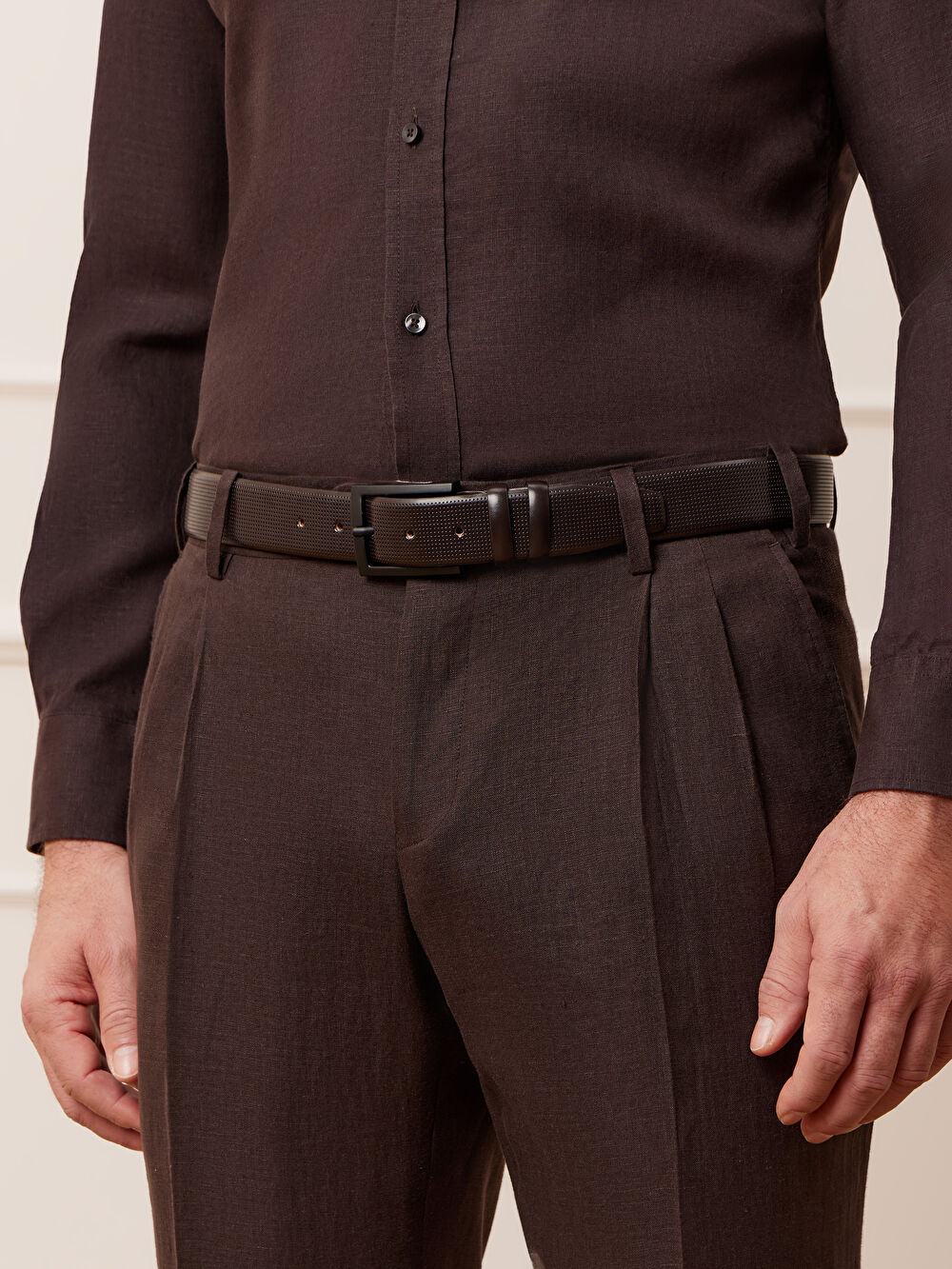 BRĄZOWE SPODNIE DO GARNITURU - MIKSUJ I ŁĄCZ - 5