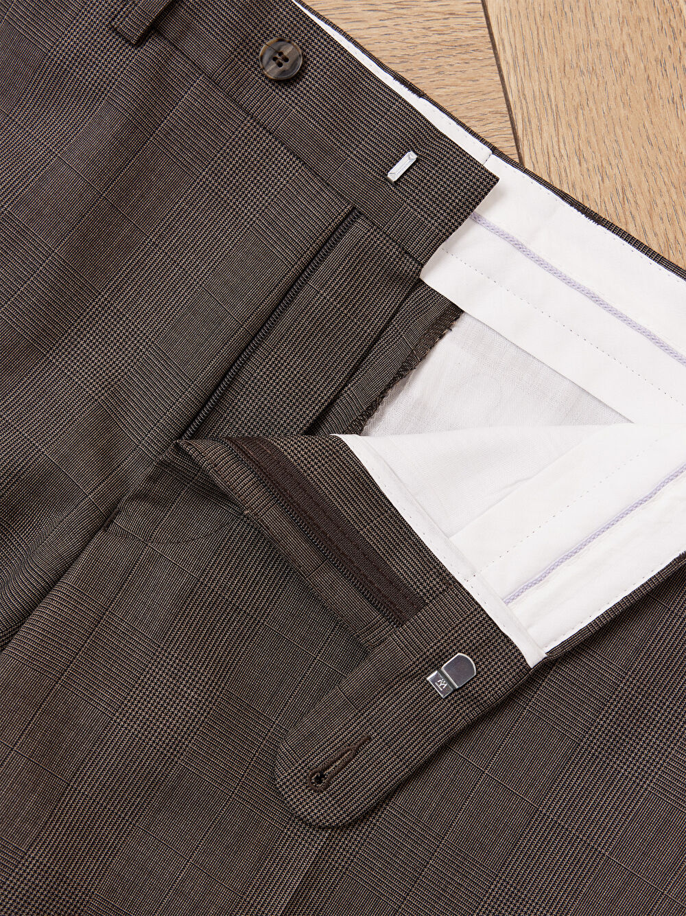 BRĄZOWE SPODNIE DO GARNITURU - MIKSUJ I ŁĄCZ - 6