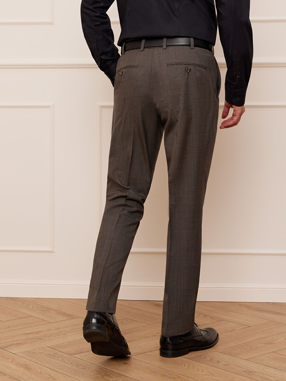 BRĄZOWE SPODNIE DO GARNITURU - MIKSUJ I ŁĄCZ