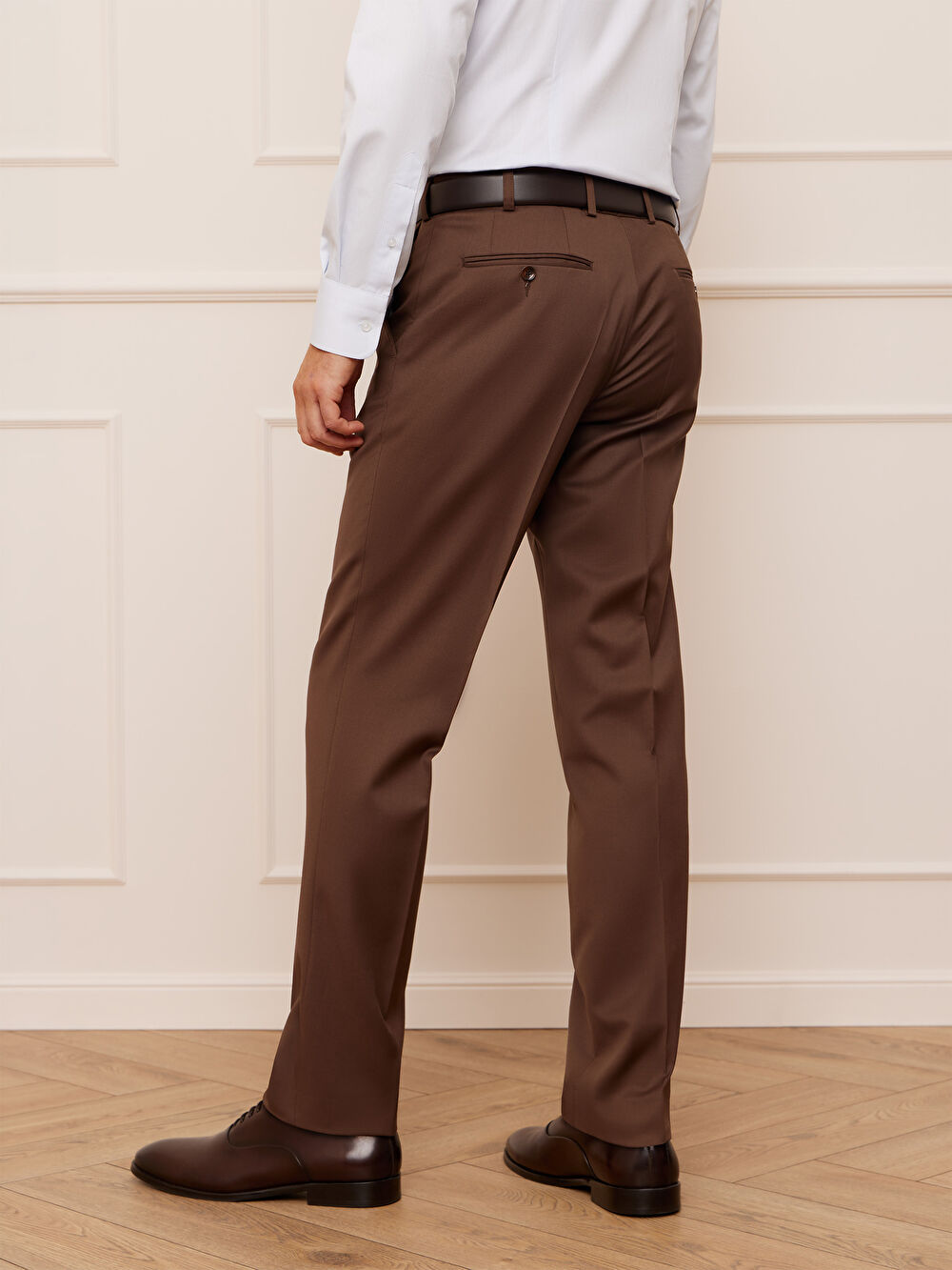 BRĄZOWE SPODNIE DO GARNITURU - MIKSUJ I ŁĄCZ - 4