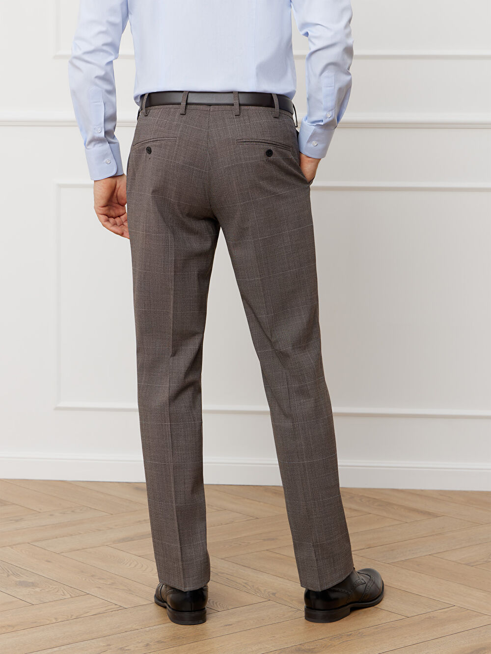 BRĄZOWE SPODNIE DO GARNITURU - MIKSUJ I ŁĄCZ - 3