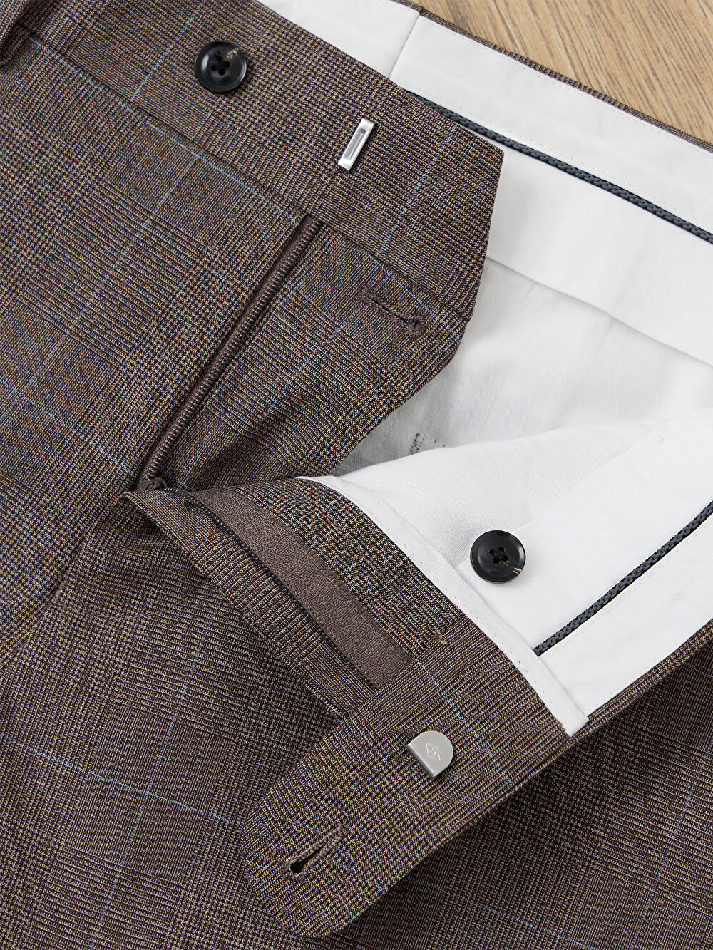 BRĄZOWE SPODNIE DO GARNITURU - MIKSUJ I ŁĄCZ - 5