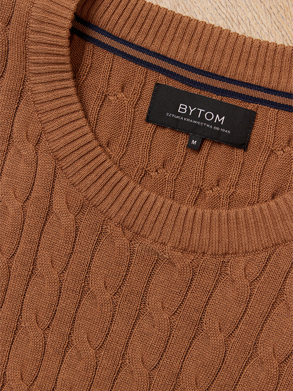 BRĄZOWY SWETER BRATOFT - 3