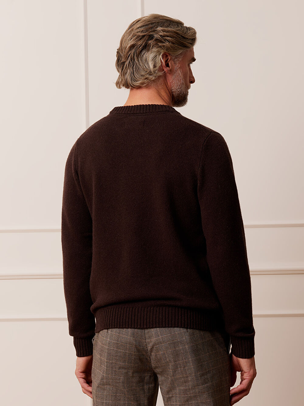 BRĄZOWY SWETER RUCKER - 6