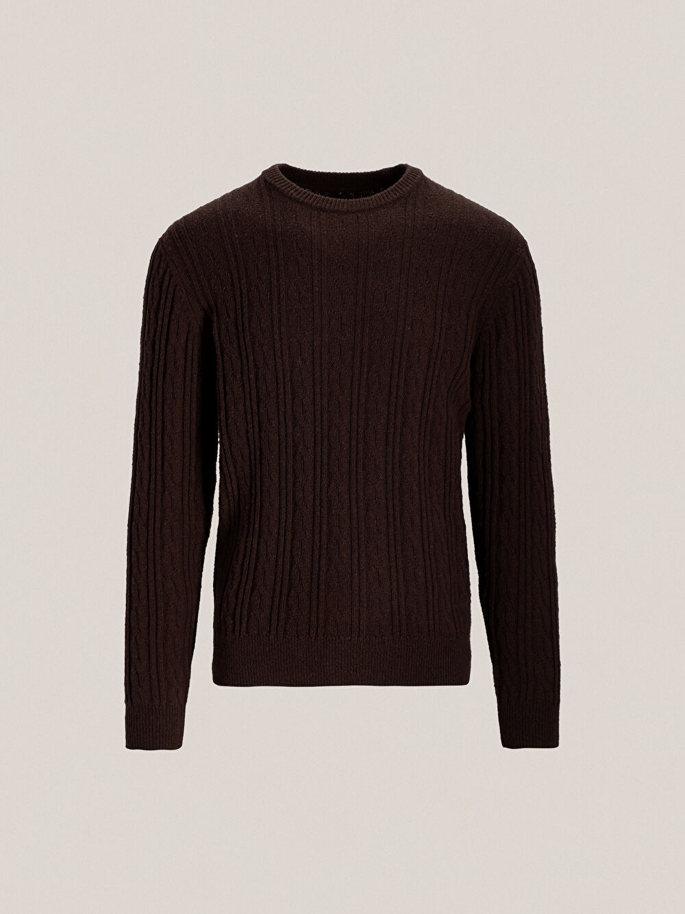 BRĄZOWY SWETER MARCONI - 2