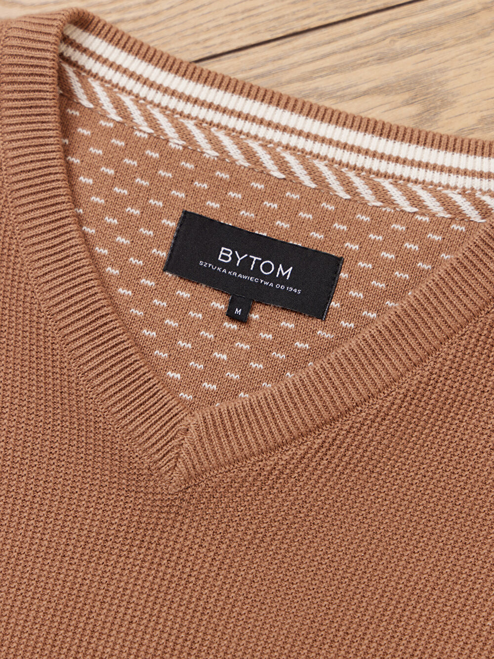 BRĄZOWY SWETER BUBLE - 3