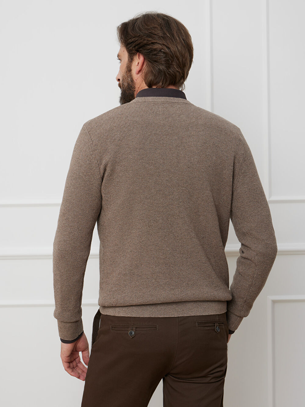 BRĄZOWY SWETER GERALD - 3