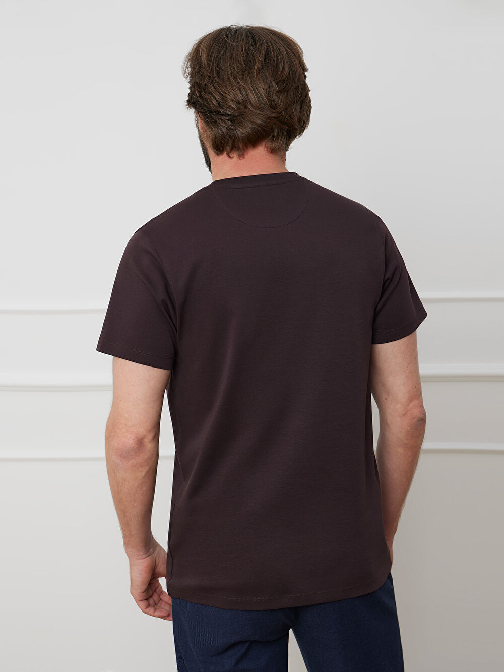BRĄZOWY T-SHIRT CANDERSON - 3