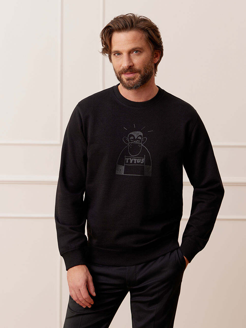 BLUZA CZARNA TYTUS, ROMEK I A'TOMEK - 4