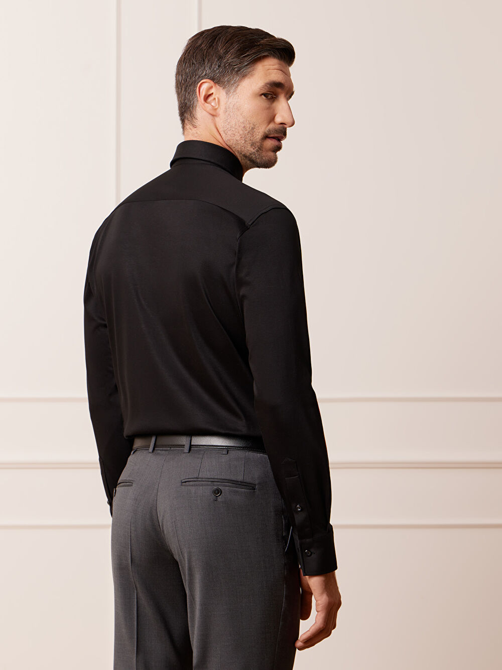 CZARNA KOSZULA CAPRI DŁUGI RĘKAW - 6