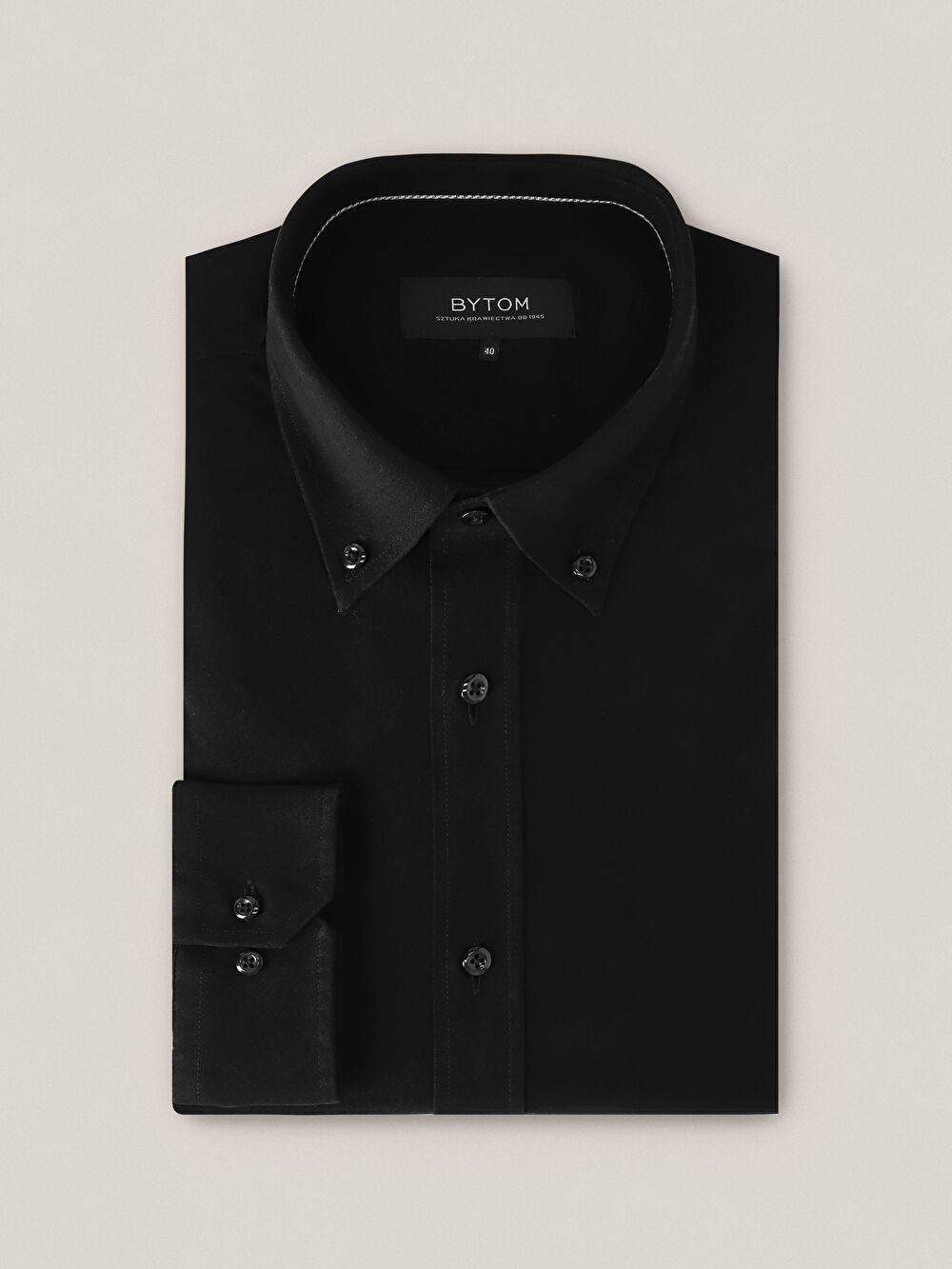 CZARNA KOSZULA MALMO DŁUGI RĘKAW - 2