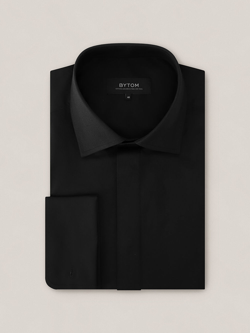 CZARNA KOSZULA ROMA DŁUGI RĘKAW