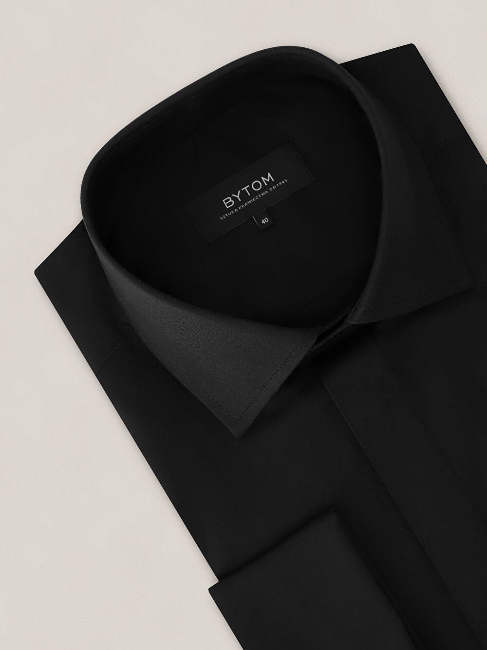 CZARNA KOSZULA ROMA DŁUGI RĘKAW - 2