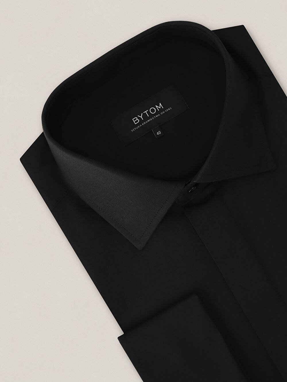 CZARNA KOSZULA ROMA DŁUGI RĘKAW - 2