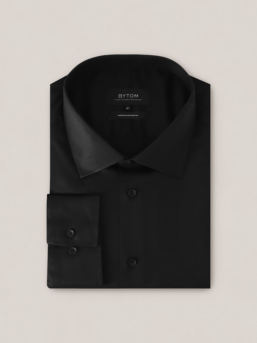 CZARNA KOSZULA ROMA DŁUGI RĘKAW