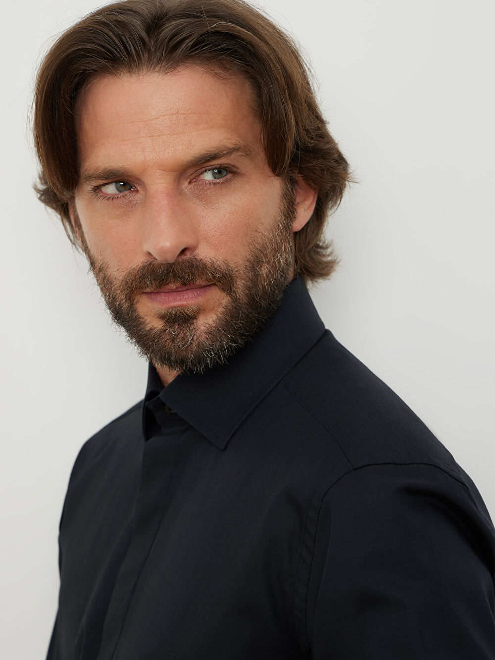 CZARNA KOSZULA ROMA DŁUGI RĘKAW - 6