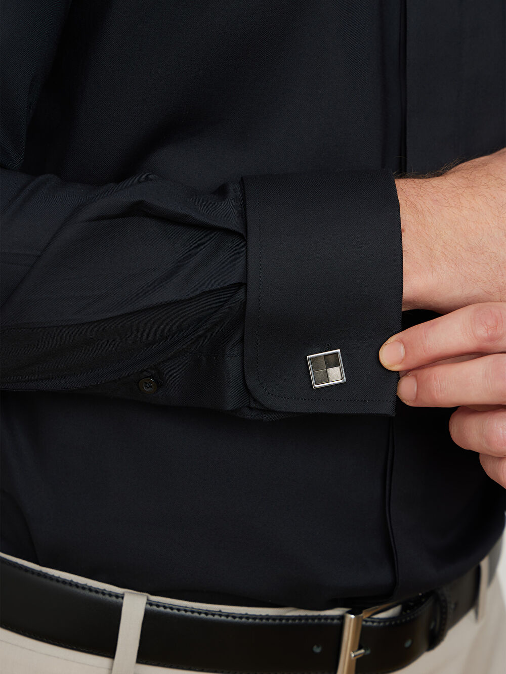 CZARNA KOSZULA ROMA DŁUGI RĘKAW - 5