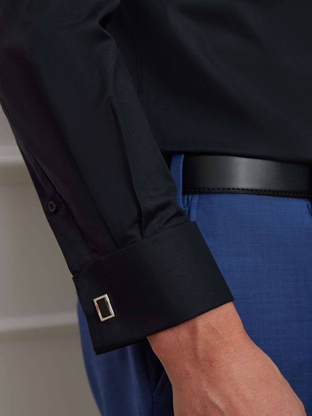 CZARNA KOSZULA ROMA DŁUGI RĘKAW - 5