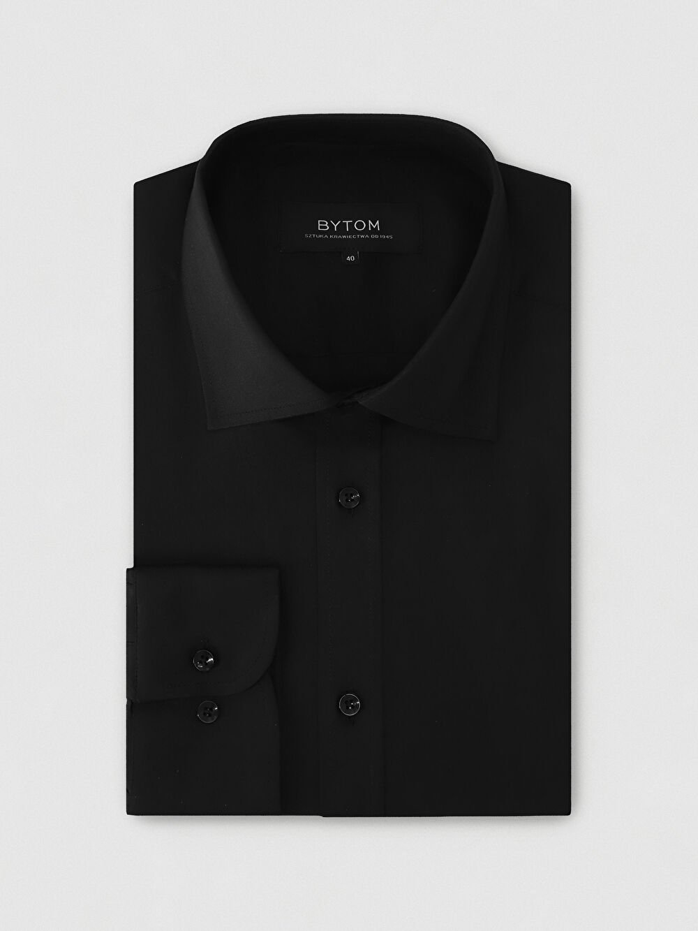 CZARNA KOSZULA ROMA DŁUGI RĘKAW - 2