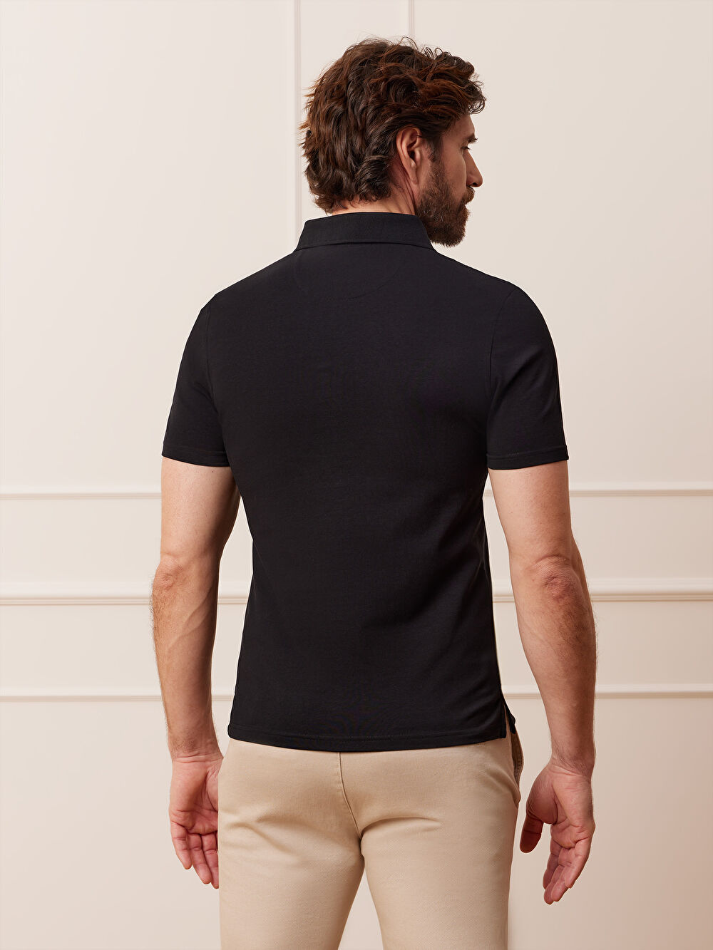 CZARNE POLO SISLEY - 4