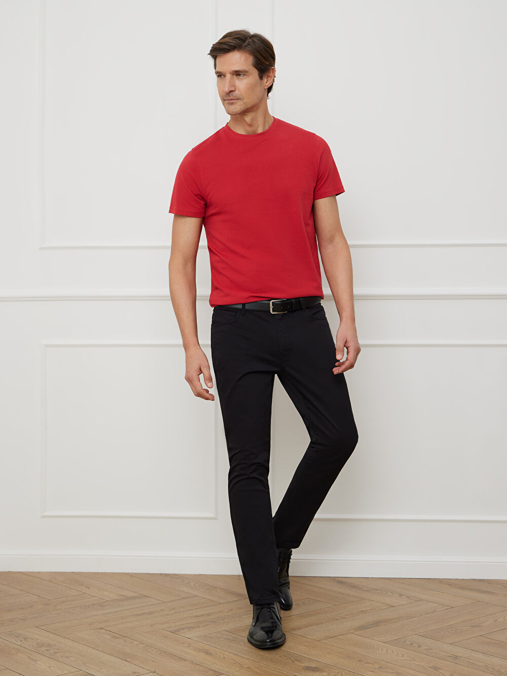 CZARNE SPODNIE MOSTON - 5