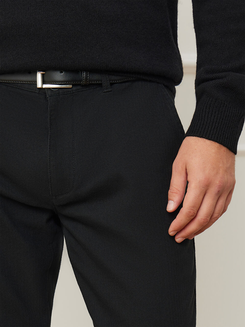 CZARNE SPODNIE NICKLOT - 3