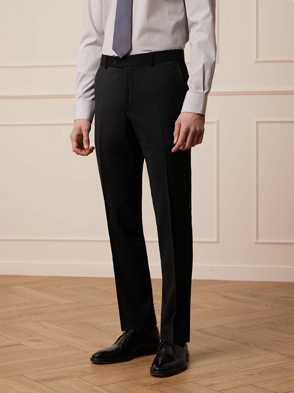 CZARNE SPODNIE GENEVA DO GARNITURU - MIKSUJ I ŁĄCZ - 3