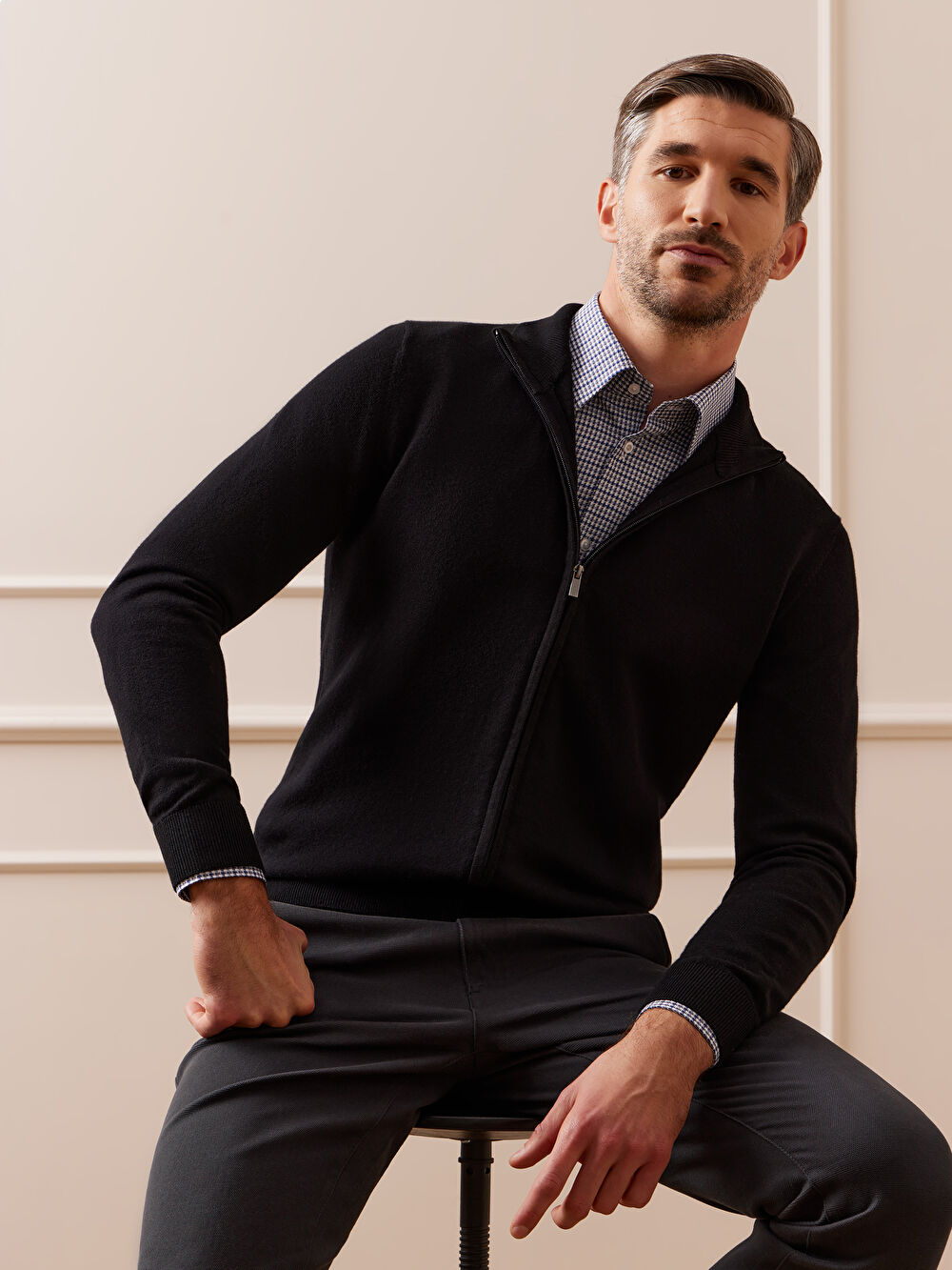 CZARNY KARDIGAN CARROG - 6