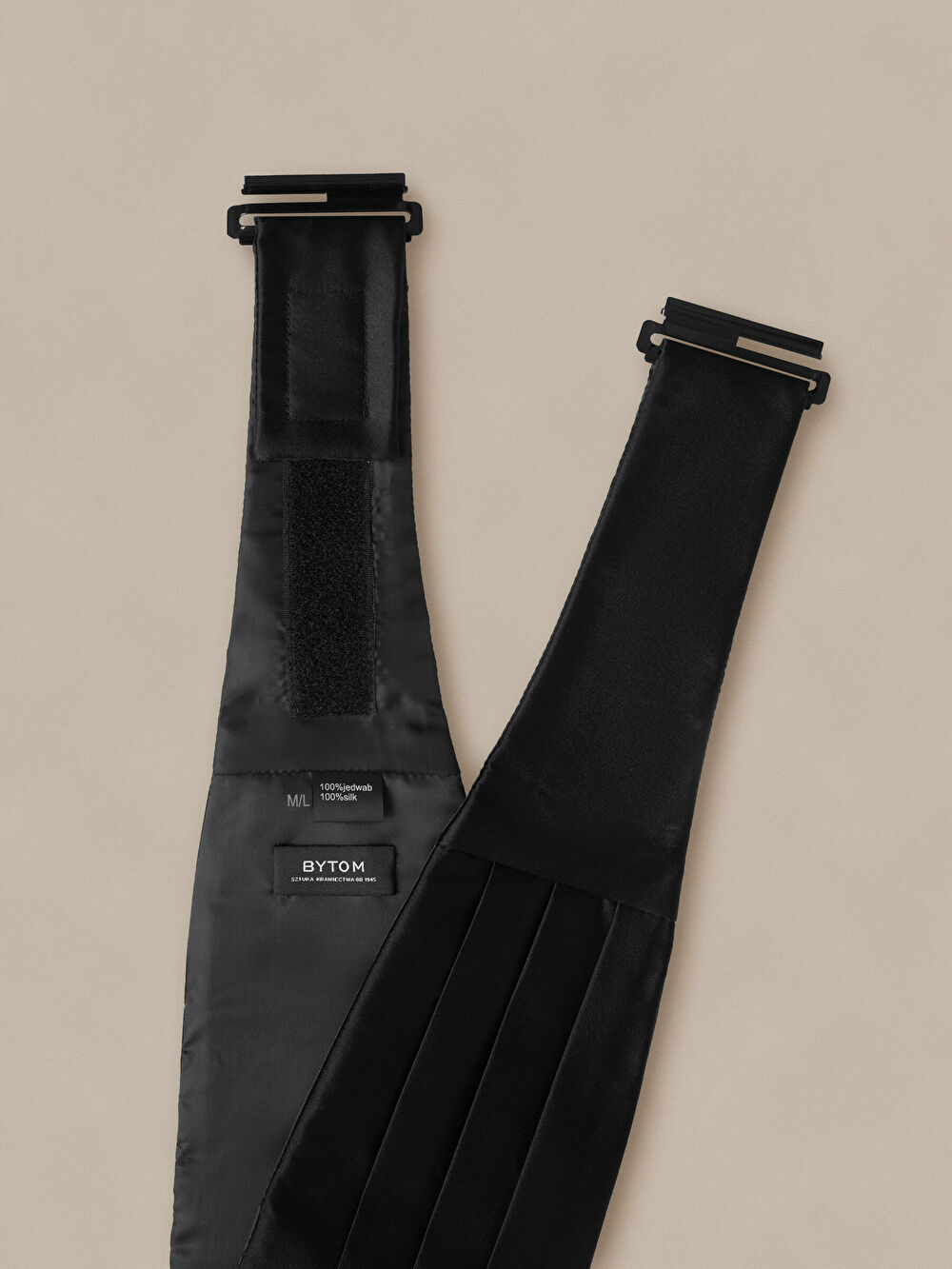 CZARNY PAS SMOKINGOWY - 5