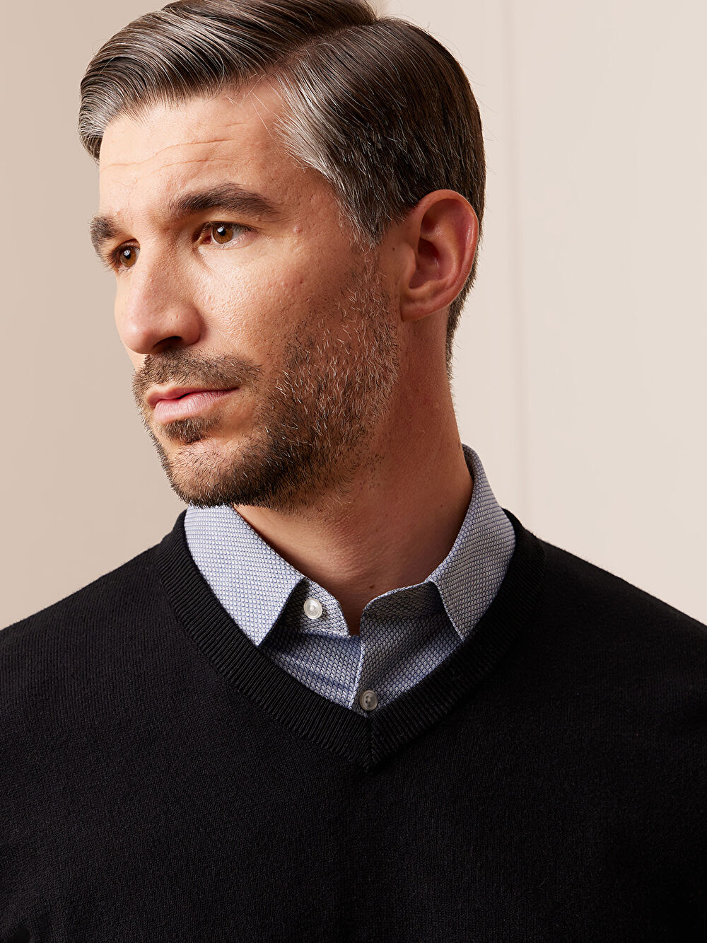 CZARNY SWETER PEASTON - 4