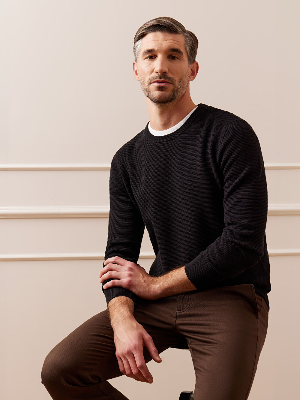 CZARNY SWETER VOLENTE - 4