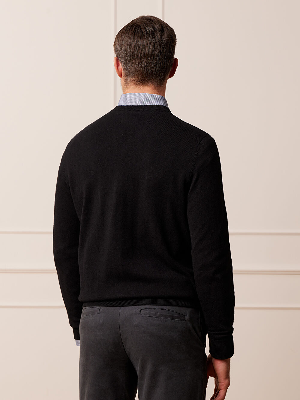 CZARNY SWETER PEASTON - 5