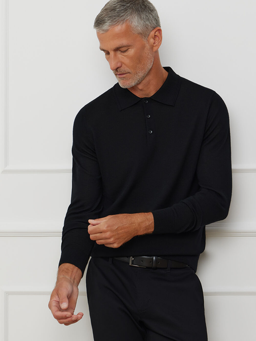 CZARNY SWETER CORFIELD - 4