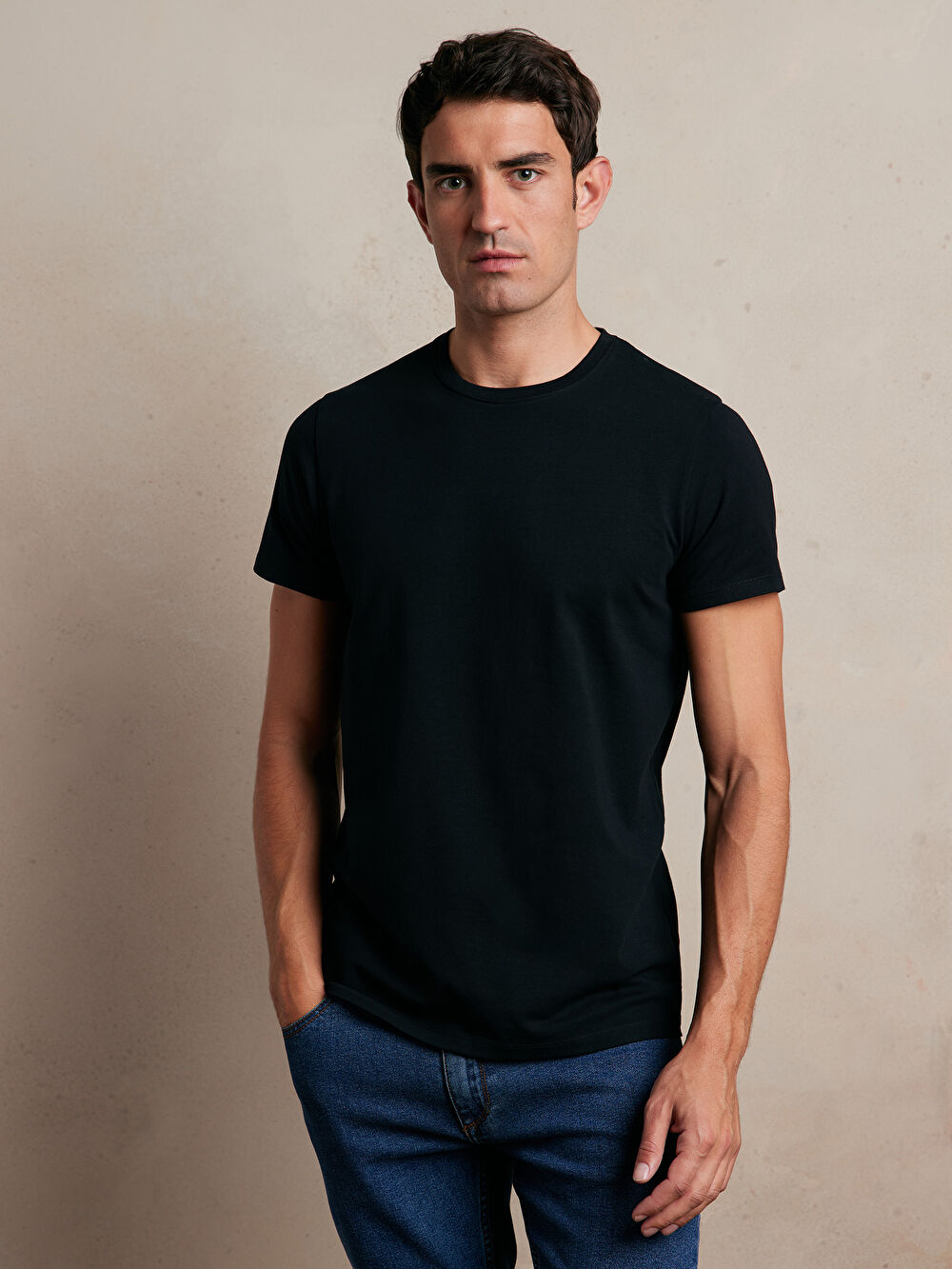 BAWEŁNIANY T-SHIRT HARLOW