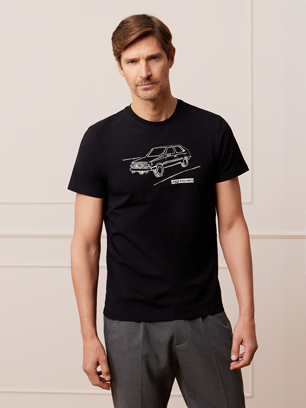 CZARNY T-SHIRT POLONEZ