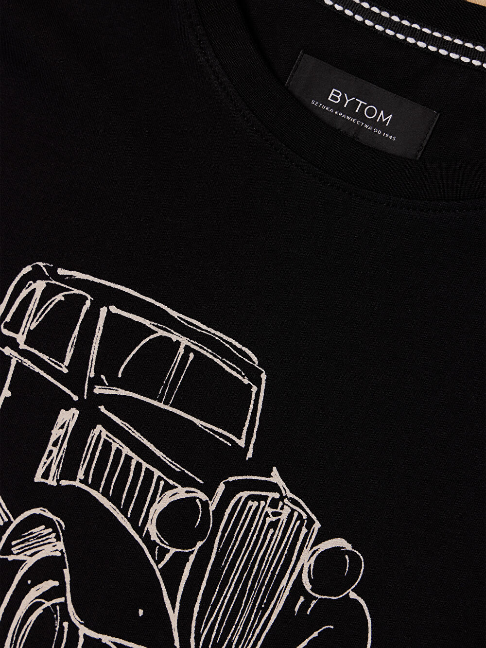 CZARNY T-SHIRT FIAT 508 - 3