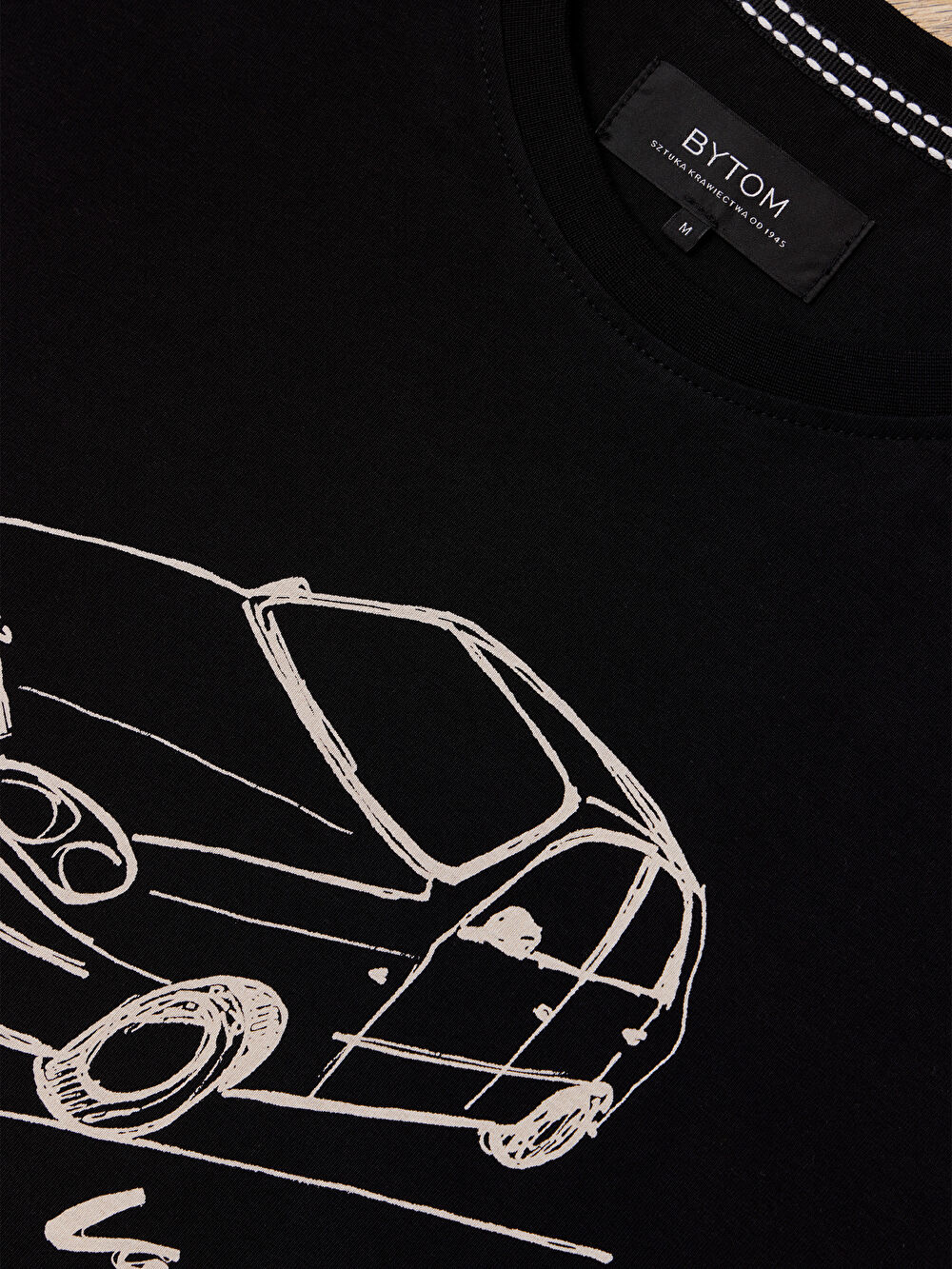 CZARNY T-SHIRT LANOS - 3