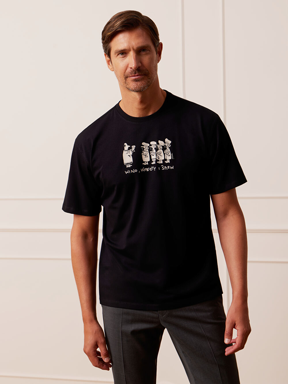 CZARNY T-SHIRT MLECZKO - 4