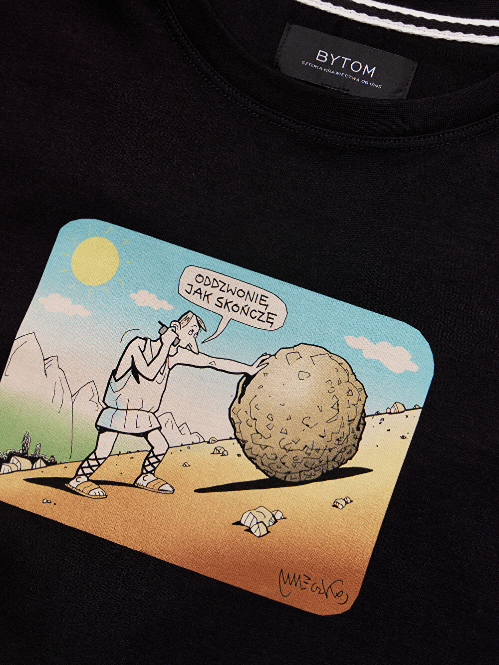 CZARNY T-SHIRT MLECZKO - 3