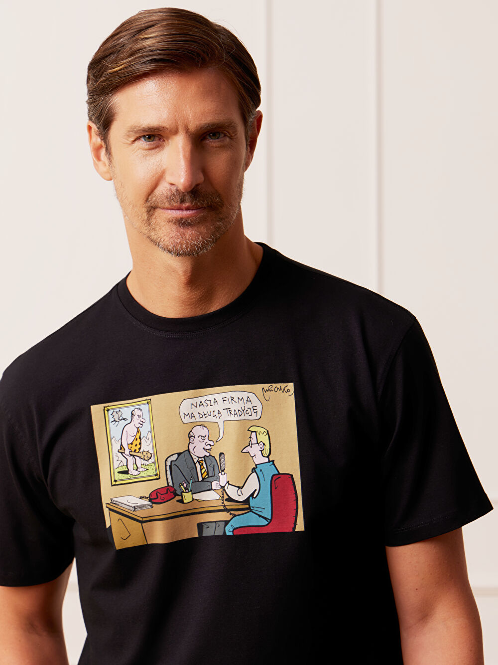 CZARNY T-SHIRT MLECZKO - 4