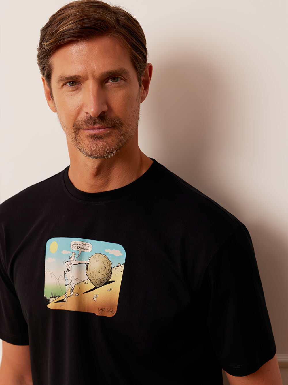CZARNY T-SHIRT MLECZKO - 6
