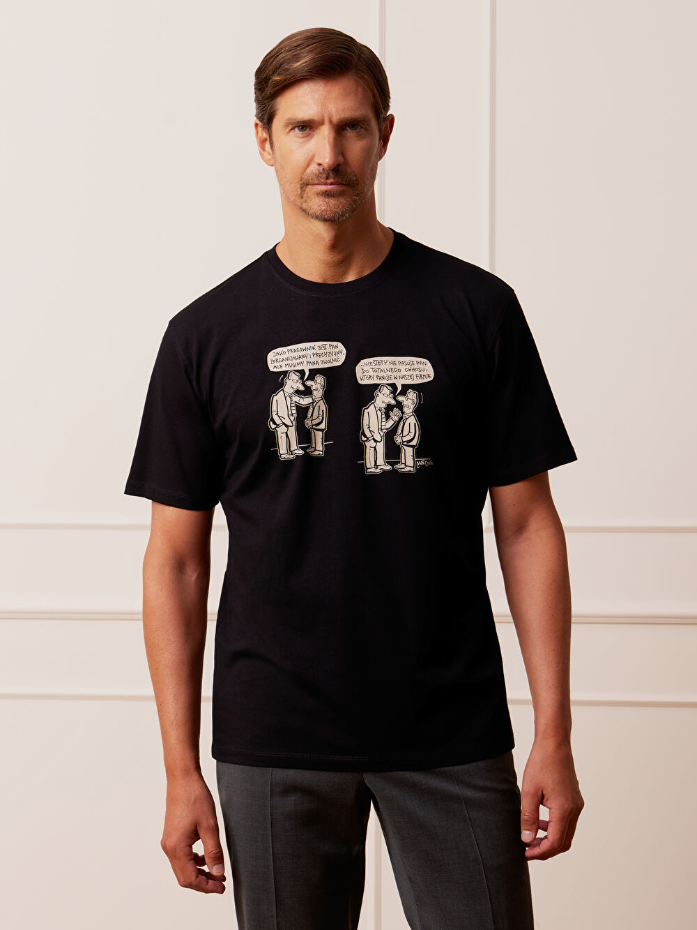 CZARNY T-SHIRT MLECZKO - 4