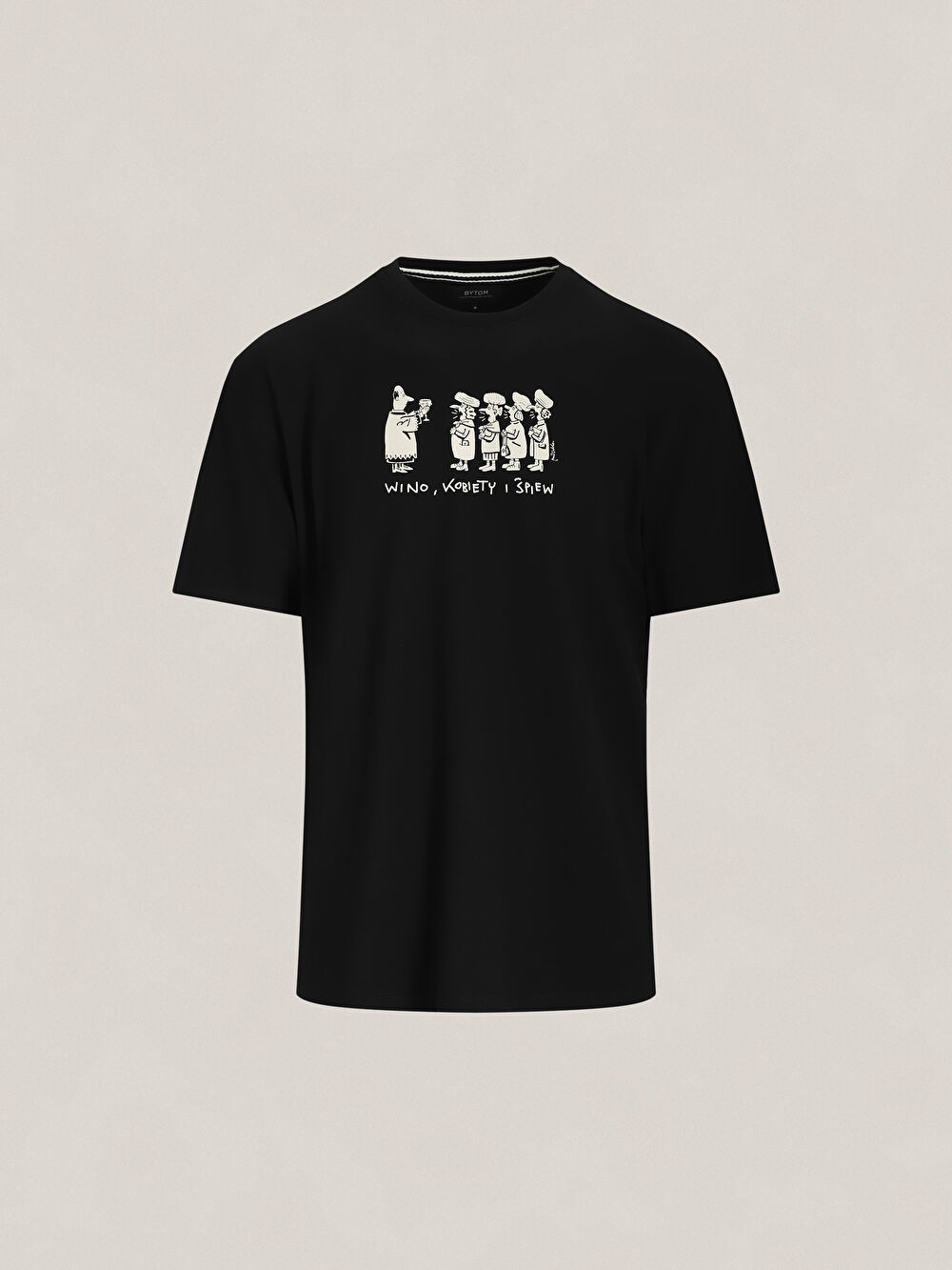 CZARNY T-SHIRT MLECZKO - 2