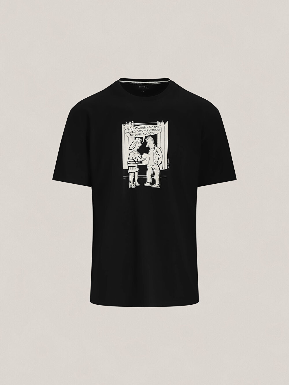 CZARNY T-SHIRT MLECZKO - 2