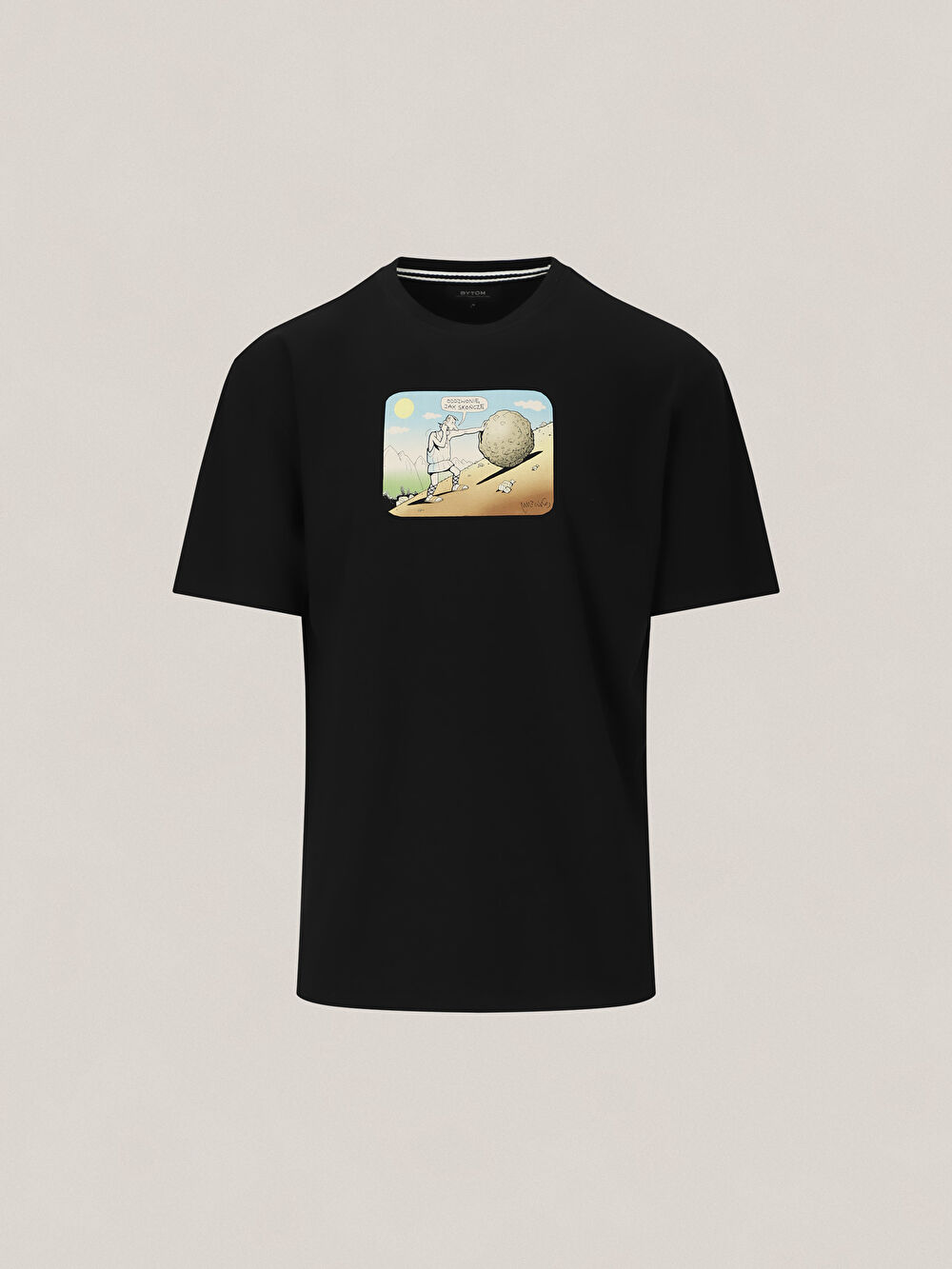 CZARNY T-SHIRT MLECZKO - 2