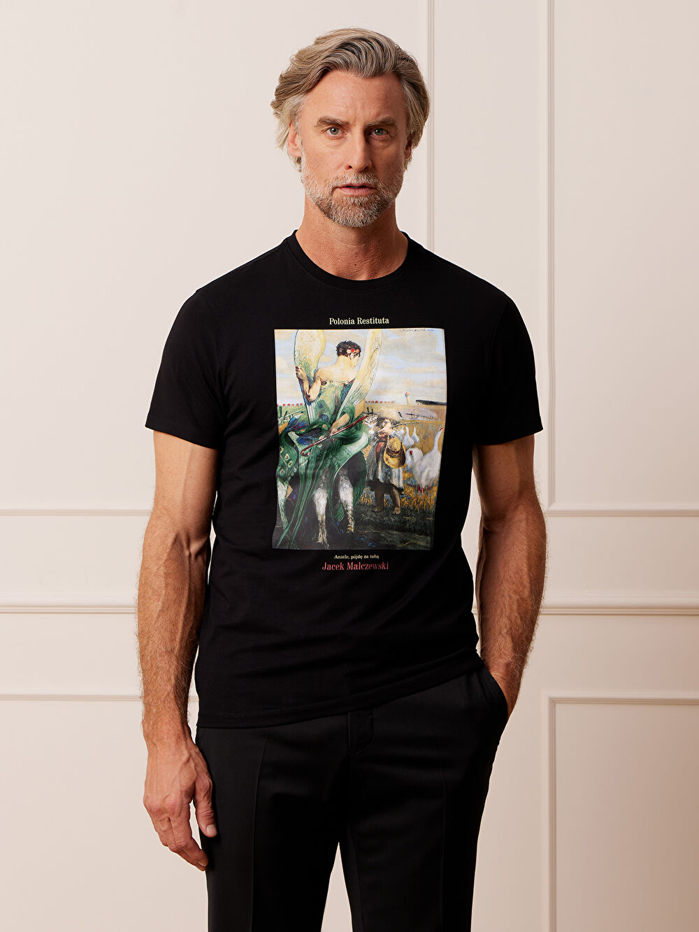 CZARNY T-SHIRT MALCZEWSKI - 3